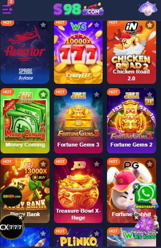 S98.com Game Apk Free download